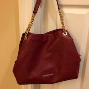 Michael Kors red shoulder bag
